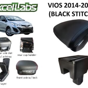 ARMVIOSBLKJD-scaled-1.jpg VIOS 2014-2019 ARM REST (BLACK STITCH)