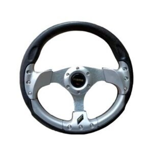 MOMO 13-INCH STEERING WHEEL SILVER