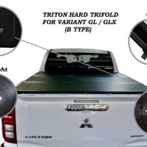 TRITRI24B.jpg MITSUBISHI TRITON GL / GLX 2024 - 2025 HARD TRIFOLD WITH LED (B TYPE)