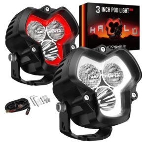 WhatsApp-Image-2025-12-17-at-11.43.28-AM.jpeg HALO SE Series 3-inch LED Pod Lights with Red and White DRL (Combined Beam)