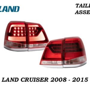 YAB-LC-0205A.jpg LAND CRUISER 2008 - 2015 VLAND TAIL LIGHT ASSEMBLY RED AND CLEAR